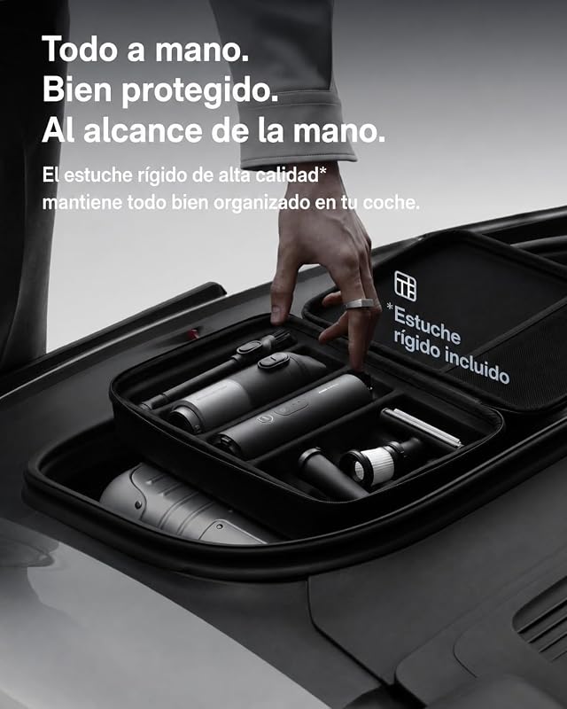 Aspirador de Carro Portátil, Potente Aspirador de Automóvel de 20.000 Pa
