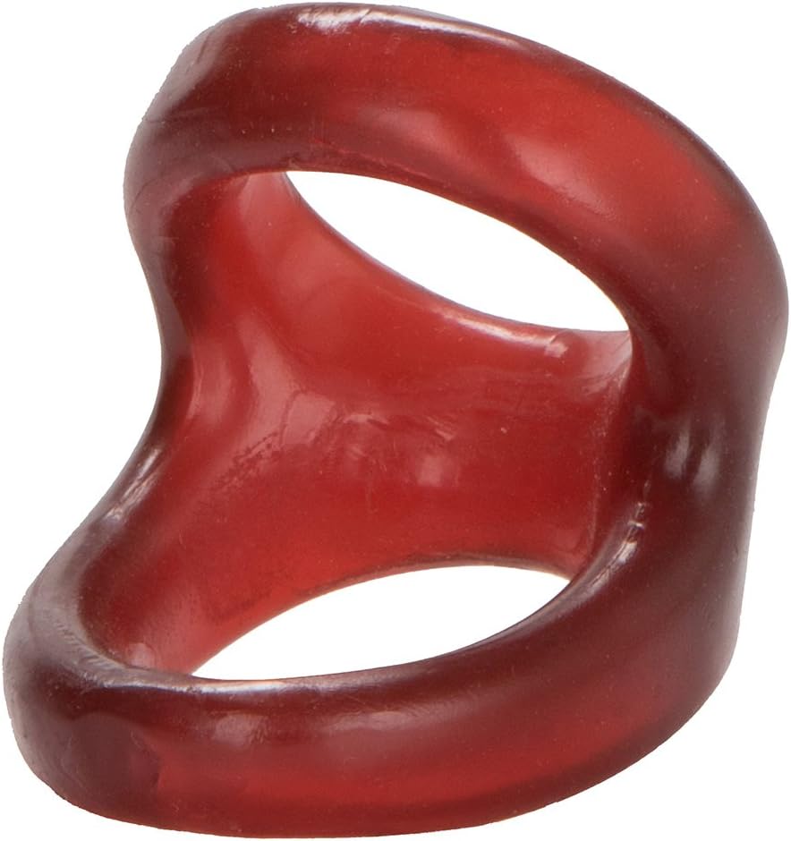 California Exotic Novelties Colt Red Snug Tugger Cock and Ball Rings,SE-6845-11-2
