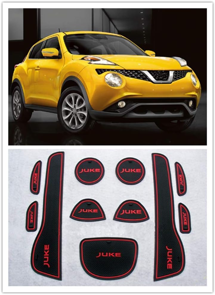 For Nissan JUKE Sedan 20102018 Accessories RED Car Interior Water Cup