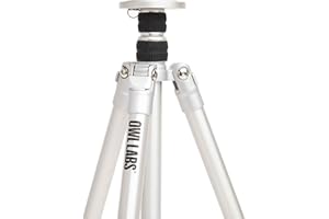 OWL LABS Meeting Owl 3 Tripod - Aluminium Tripod, Flexible mounting Options, Fully Adjustable Telescopic Legs, Carry case, Compatible with Meeting Owl 3 and Meeting Owl Pro