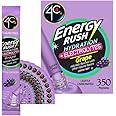 4C Powder Drink Mix, Bulk Buy, Singles Stix, On the Go, Refreshing Water Flavorings, Value Pack (Energy Rush - Grape, 350 Count (Pack of 1))