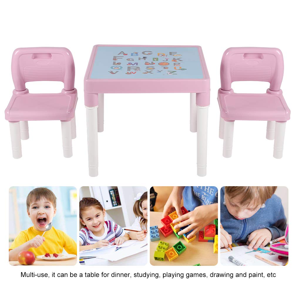 Juegos de mesa y sillas Hogar y cocina Conjunto Escritorio y Sillas de Jardín Infantil Casa Mesa ...