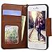 iPhone 4S Case,iPhone 4 Case,by HiLDA,Wallet Case,PU Leather Case,Credit Card Holder,Flip Cover Skin[Black]