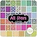 Free Spirit All Stars Fat Quarter Bundle (18 pcs) by Tula Pink for 18 x 21 inches (45.72cm x 53.34cm) fabric cuts DIY quilt fabric