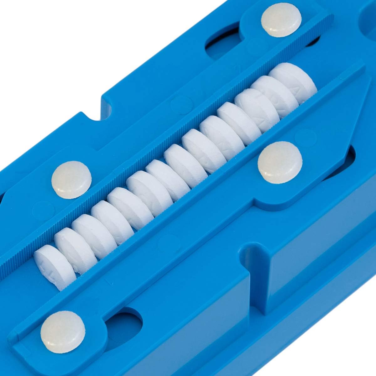 Multiple Pill Splitter. Original Patented Design, with Accurate Pill Alignment, Sturdy Cutting Blade and Blade Guard, for Splitting and Quartering Round or Oblong Pills.US Patent No. 9,827,165.: Health & Personal Care
