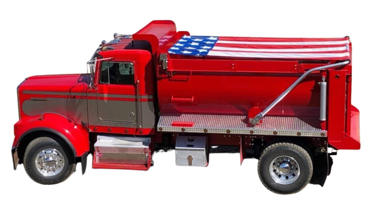 Mua Asphalt Tarp for Dump Truck US Flag Tarp Dump Truck Tarp Tri Axle