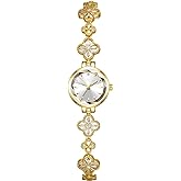 BESTKANG Luxury Ladies Hollow Four Leaf Grass Bracelet Chain Watches Waterproof Fashion Dress Quartz Watch