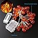 Halloween String Lights, YUNLIGHTS 13ft 30LEDs 3D Jack-O-Lantern Pumpkin Lights with Remote Control, 8 Modes Battery Operated Outdoor Halloween Lights, Warm White
