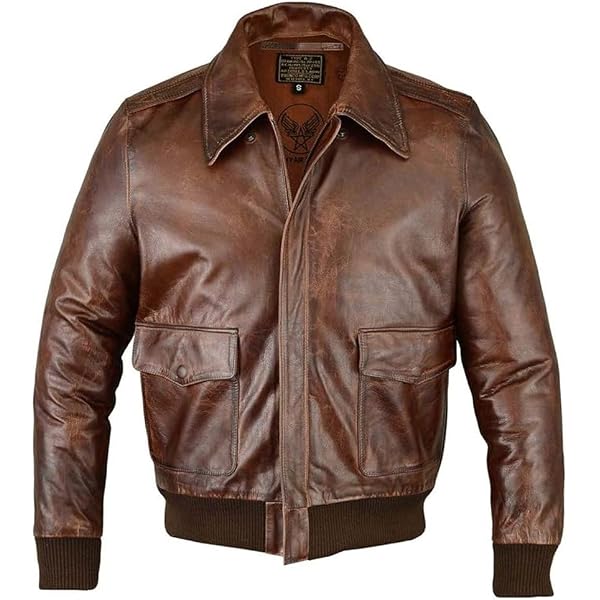 Amazon.com: Rothco Classic A-2 Leather Flight Jacket, Brown - L