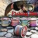 Sougayilang 500m/547Yards 4 Strands 12lb-72lb Multifilament Pe Superbraid and Braided Fishing Line (Grey Yellow Black Green Multicolor)