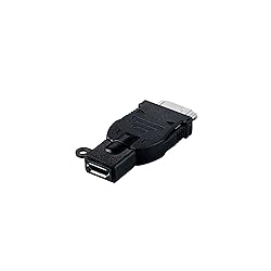 Elecom microB-FOMA/Softbank Converter Adapter, Black