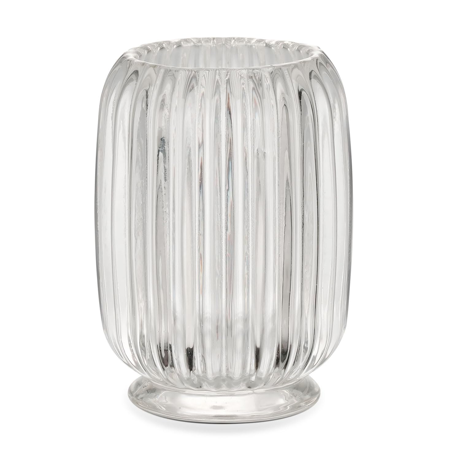 Photo 1 of VanEnjoy Clear Toothbrush Cup Glass Toothbrush Holder for Bathroom, Unique Toothbrush Holder