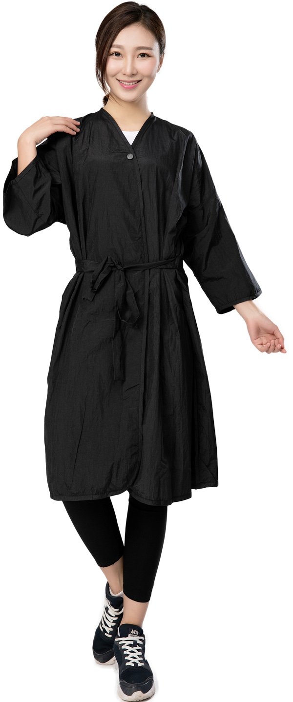 Salon Client Gown Robes Cape, Hair Salon Smock for Clients- Kimono Style, with Snap Closure : Beauty
