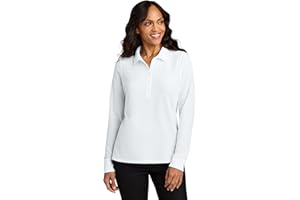 Port Authority Women's Wearever Signature Pique Long Sleeve Polo