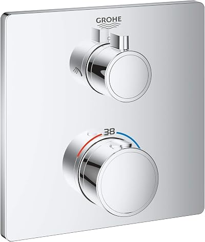 GROHE Grohtherm Thermostatic Shower Mixer Trim Set for 2 Showers - 35 600