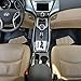 Motor Trend FlexTough 2 Tone Rubber Car Floor Mats for Auto - Heavy Duty All Season Black & Beige