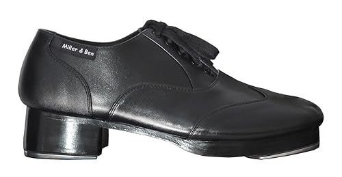 Miller Ben Tap Shoes, Triple Threat, All Black Professional Tap