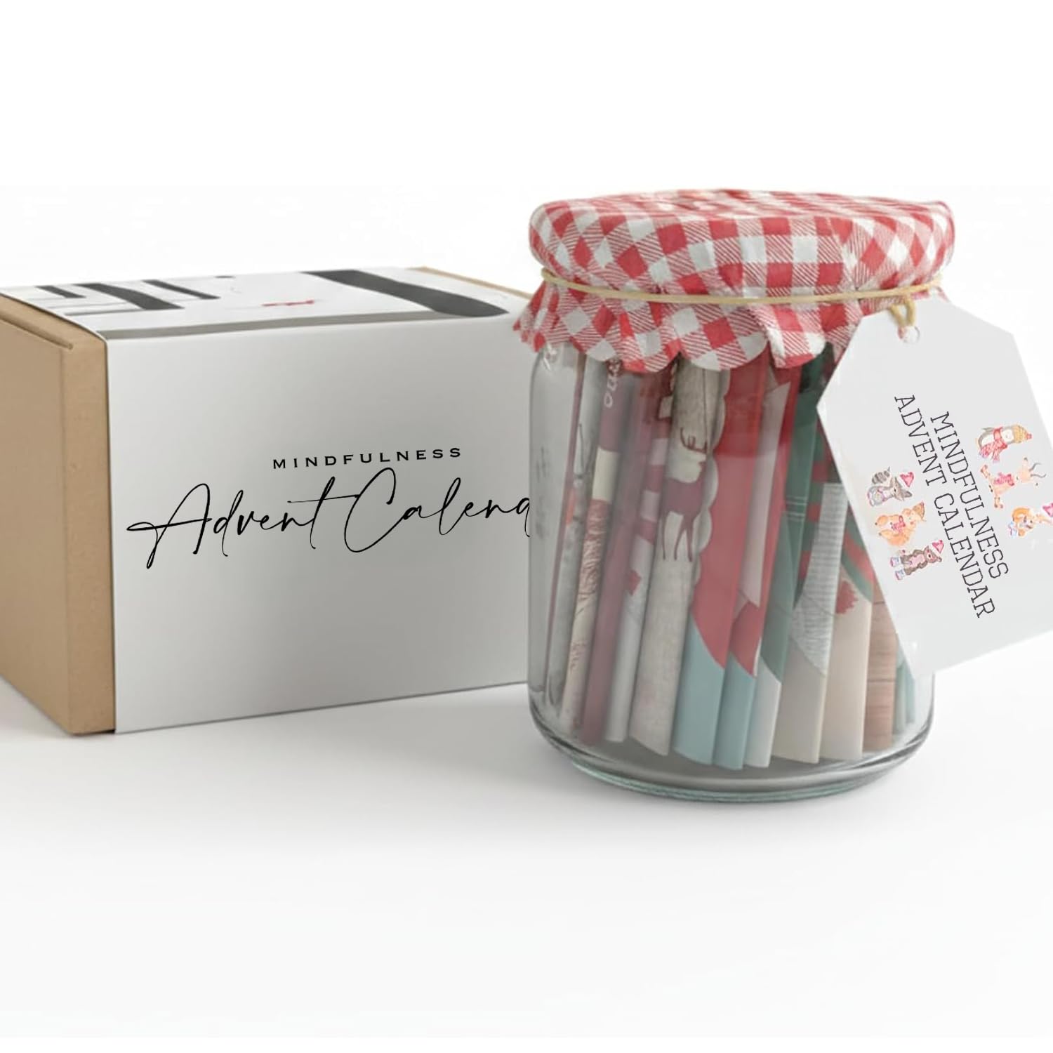 Embracing Mindfulness Mindfulness Advent Calendar - 24 Mindfulness tasks in a jar to help you enjoy and appreciate Christmas even more!