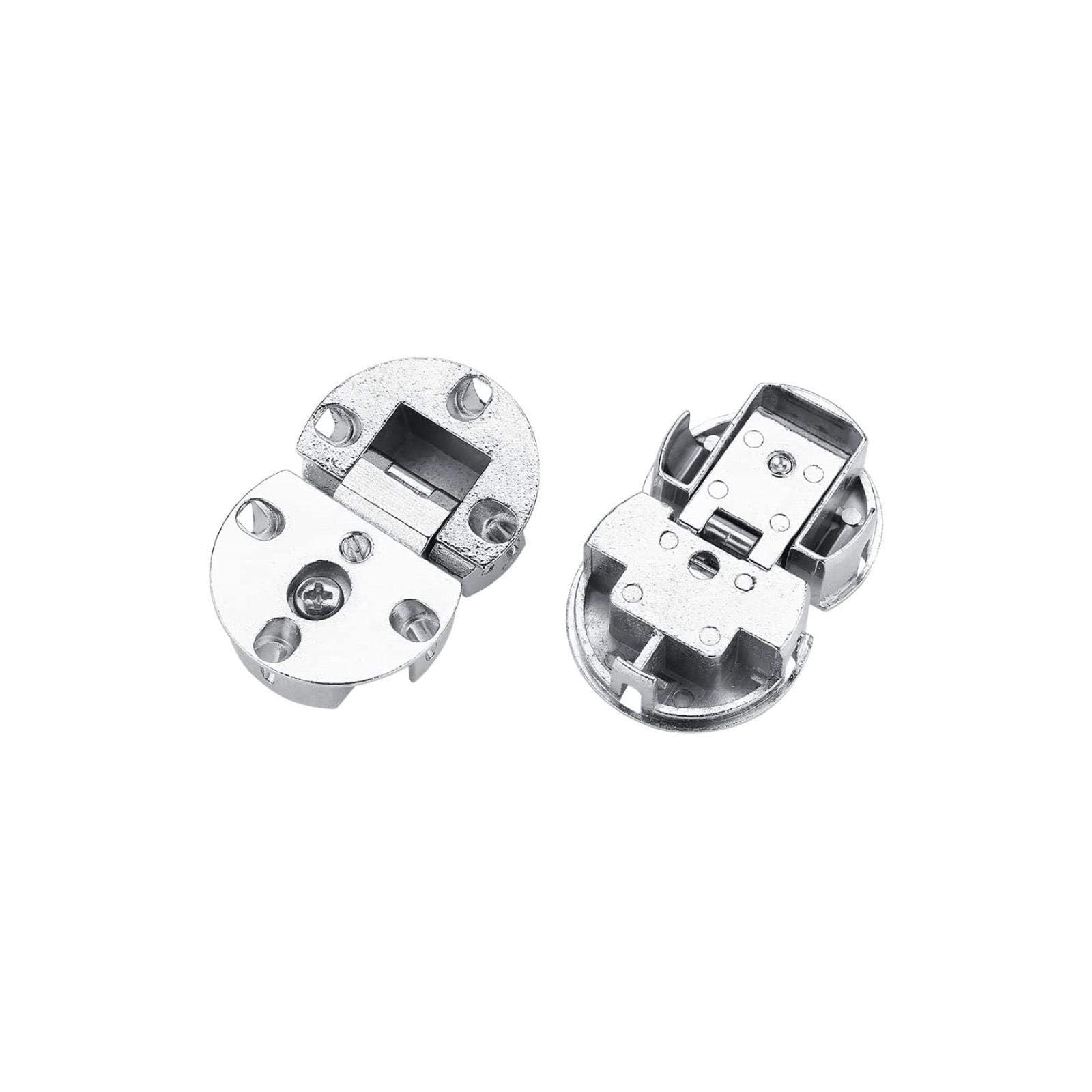 2Pcs 90 Degree Zinc Alloy Door Flap Hinges Kitchen Bedroom Cupboard Cabinet Furniture Hardware Easy to Install