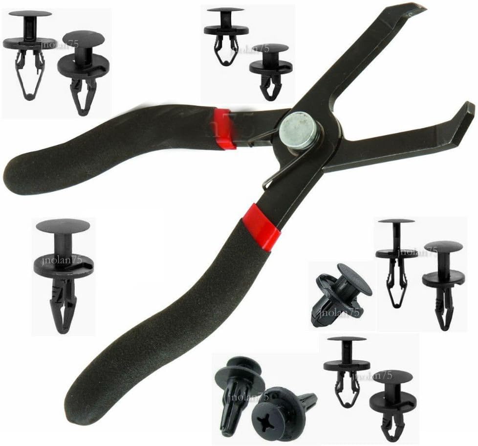 30° Push Pin Plier For Remove Plastic Poly Rivet Center Pin Panel Clip