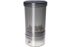 SUKEOPET Cricket Calcium Powder Mixer, Reptile Cricket Keeper, Reptile Calcium Duster for Bearded Dragon Gecko Lizard Snake Chameleon