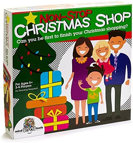 Mind Tools Christmas Games Non Stop Shopping Board Game Fun for Kids Ages 4 + and Family Time