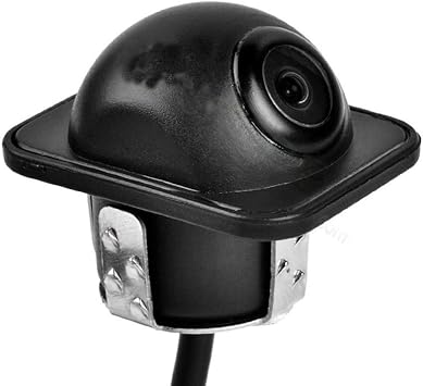 Amazon 車載 フロント前方死角カメラ 正像 ガイドライン無 22 5mm直径埋め込み式 高画質 映像ケーブル6ｍ防雨水 バックカメラ本体 車 バイク