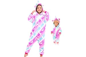 FZOSM Cute Girls Unicorn Halloween Costume Cosplay Onesie