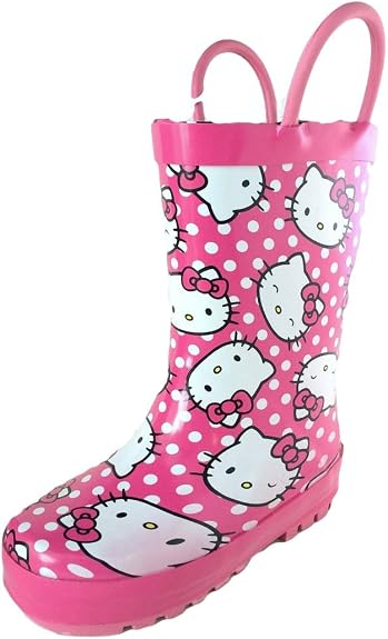 kitty rain boots