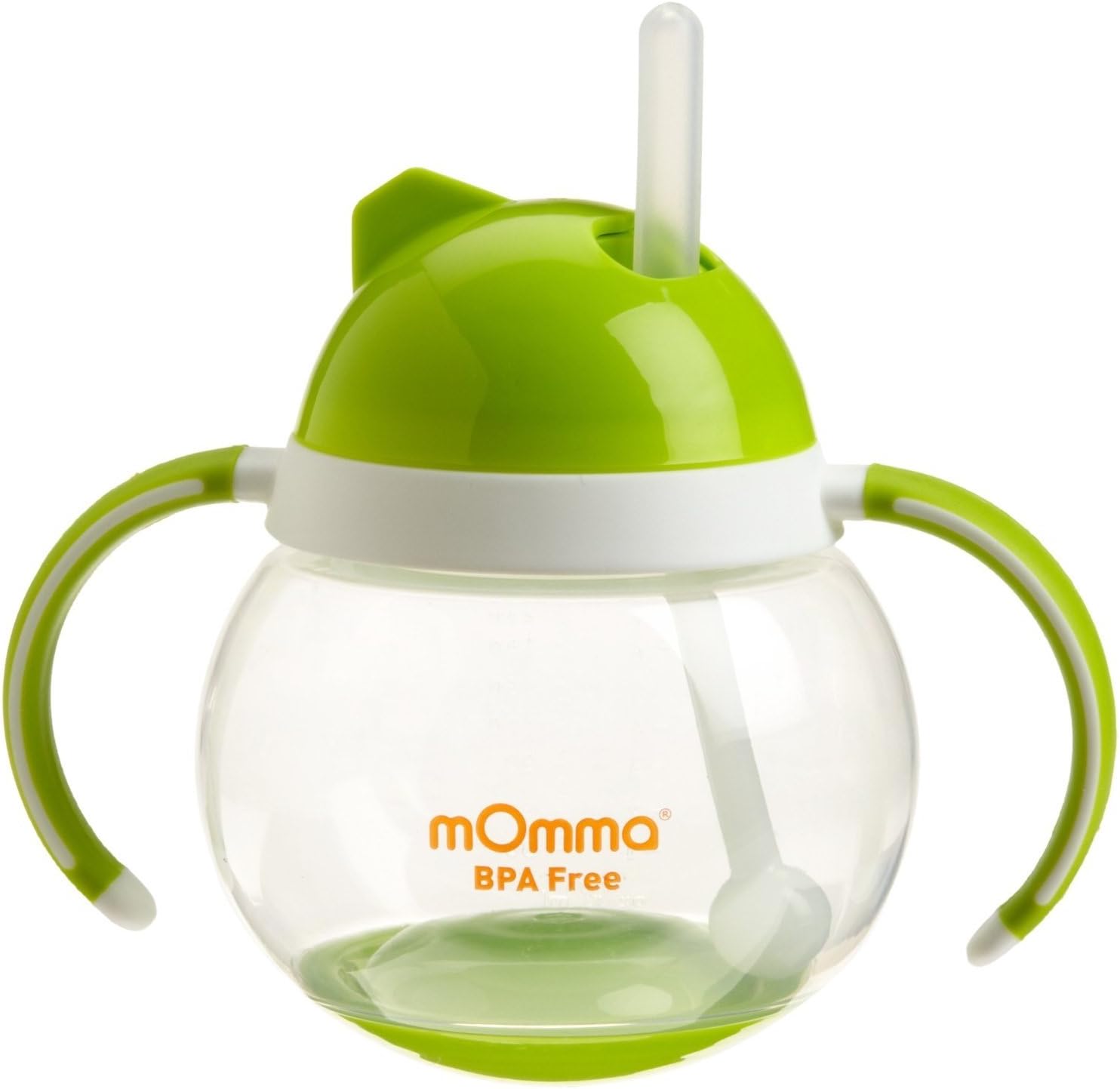 Momma Baby/Toddler Rocking Straw Cup With Dual Handle, 8.4 Oz/250 Ml (Green) ( Multi-Pack)