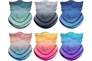 Venswell Neck Gaiter Face Mask Men Women,Seamless Bandana Rave Face Cover Scarf Mask,Balaclava,Headband, Head Wrap,Headwear