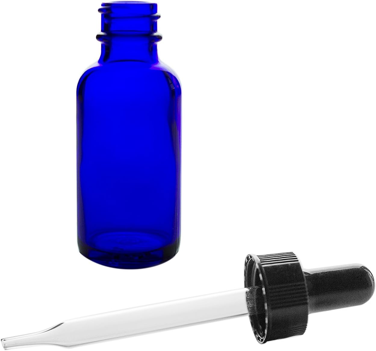 Super Z Outlet 1oz Glass Bottles with Glass Eye Dropper Dispenser for Essential Oils, Kitchen Tools, Chemistry Lab Chemicals, Colognes & Perfumes (6 Pack) (Cobalt Blue): Home & Kitchen