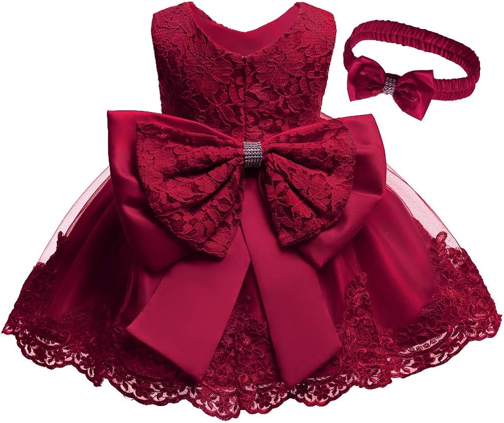 newborn burgundy dress