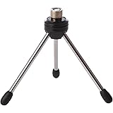 LyxPro DKS-3 Tripod Desktop Microphone Stand, Foldable, Lightweight, Non-slip feet, Durable Construction, 3/8" and 5/8&rdquo;Tthreaded Mount