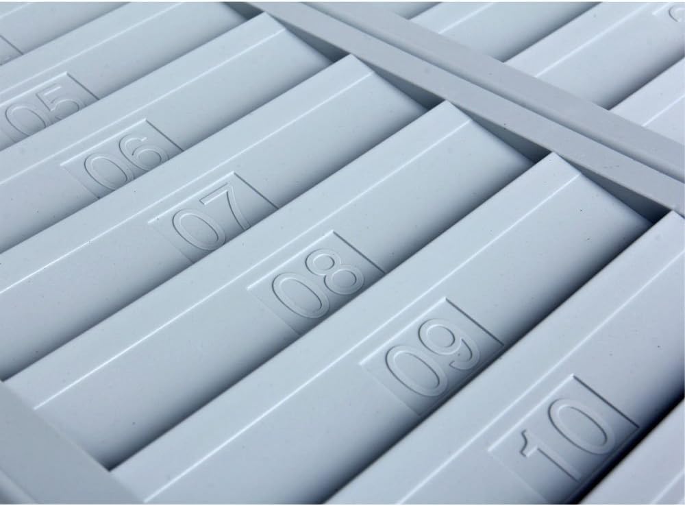 Amazon Com Time Card Rack 24 Pocket Slots Wall Mounted Durable