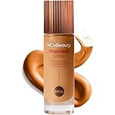 MCoBeauty Flawless Glow Luminous Skin Filter - 5 Natural Medium - 4-in-1 Luminous Primer, Foundation Booster & Liquid Highlighter with Squalane - Radiant Glow Complexion Perfector Face Makeup