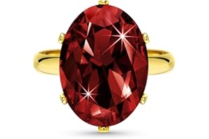 Linawe Cubic Zirconia Imitation Diamond Moissanite Rings for Women, 14K Gold/Rose Gold/Silver Adjustable Chunky Ring, Costume Rhinestone Jewelry for Wedding Engagement