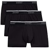 2(X) IST Men's Cotton Stretch No Show Trunk 3-pack