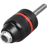 1/2-Inch HA3JAW Keyless Chuck for Bosch SDS-Plus Hammers, 3-Jaw Self-Tighten Drill Chuck Adapter for Bosch Hammer Drill, Chucks with 3/8" SDS-Plus Shank