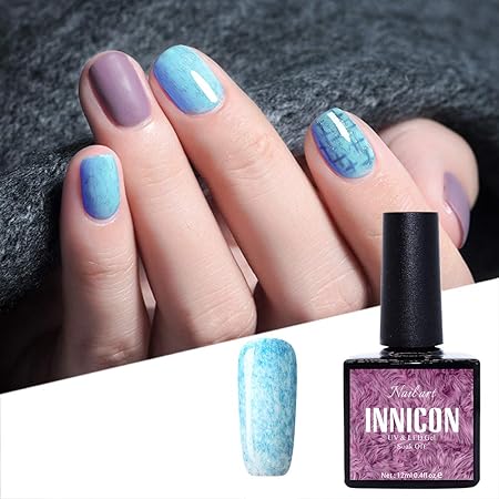 Amazon Inniconレイクブルーカラーuv Ledファーネイルジェルポリッシュネイルゲラックネイルサロンのネイルマニキュア用セミパーマネント12 Ml Innicon ジェルネイル 通販