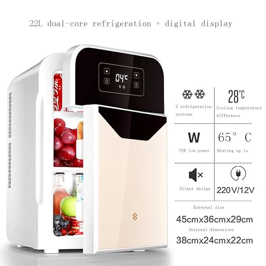 Xyanzi Frigoríficos Mini Mini Refrigerador con Congelador ...