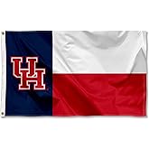 Houston Cougars State of Texas Flag