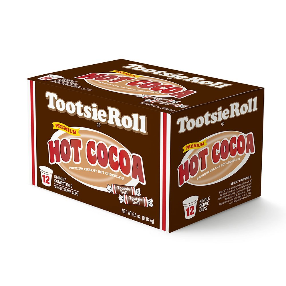 Amazon Com Tootsie Roll Hot Cocoa Flavored Single Serve Cups 12 Count Grocery Gourmet Food