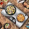 CUSIMAX Electric Double Hot Plate for Cooking Portable Electric Hob, Cooktop Table Top Hob with 2 Cast Iron Portable Hob…