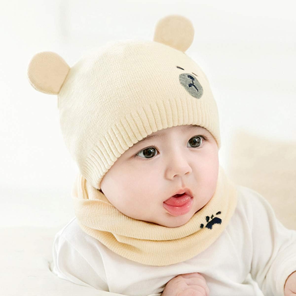 newborn hat and scarf