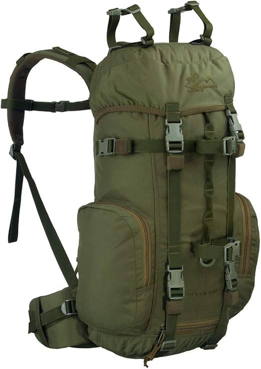 olive green rucksack