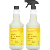 Amazon Basics All Purpose Cleaner, Lemon Scent, 32 fl oz, Pack of 2 (Previously Presto!)