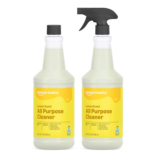AMAZON BASICS ALL PURPOSE CLEANER, LEMON SCENT, 32...