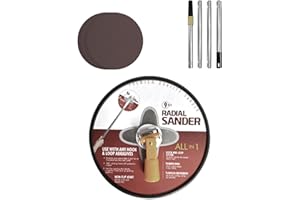 PROTMEX 9 Inch Pole Sander for Drywall, Manual Hand Drywall Sander, Round Circular Hand Sanding Head for Ceilings/Painting, Red