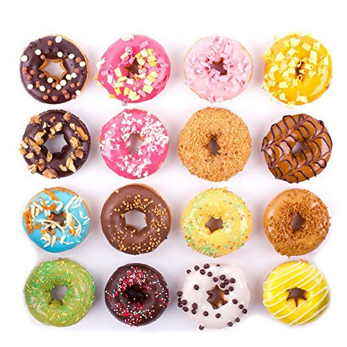 6-Cavity Silicone Donut Molds Set of 2, Non-Stick Full-Sized Safe Baking Tray Maker Baking Pan for Cake Biscuit Bagels Muffins- Heat Resistance. - Thumbnail 3